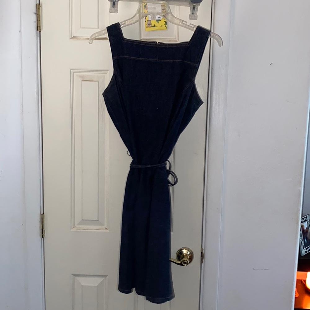 Ann Taylor size 14p denim dress.